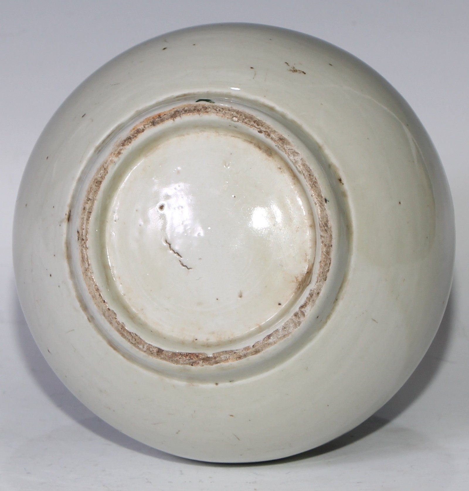 Korean porcelain guglet painted with shou characters and seals, Joseon — detail 3