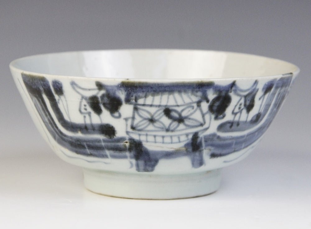 Collection of Chinese blue and white shipwreck cargo wares, Ming dynasty and later — detail 11