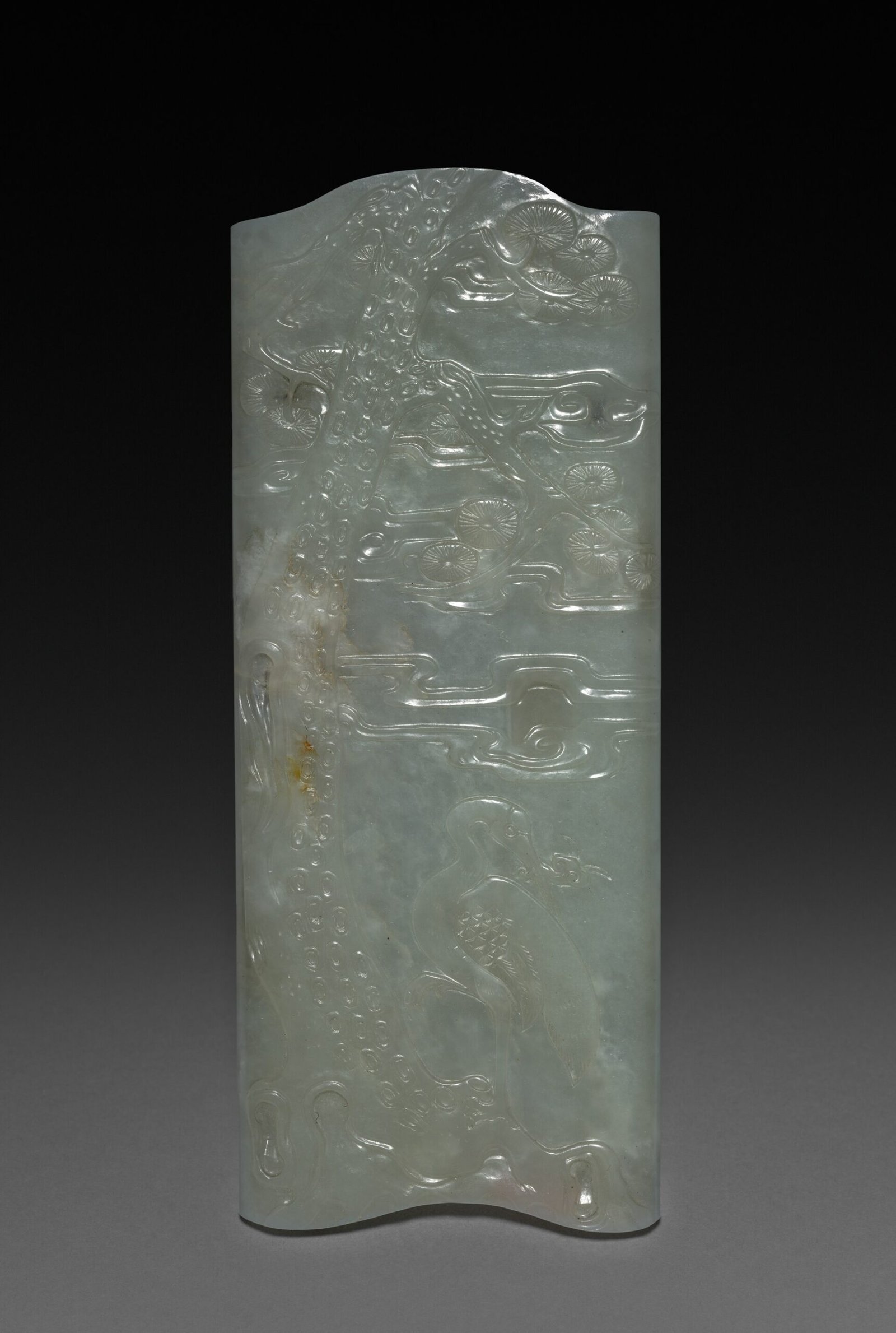 Carved wrist rest, Qing dynasty, Qianlong reign 1736 to 1795