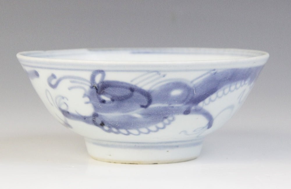 Collection of Chinese blue and white shipwreck cargo wares, Ming dynasty and later — detail 4