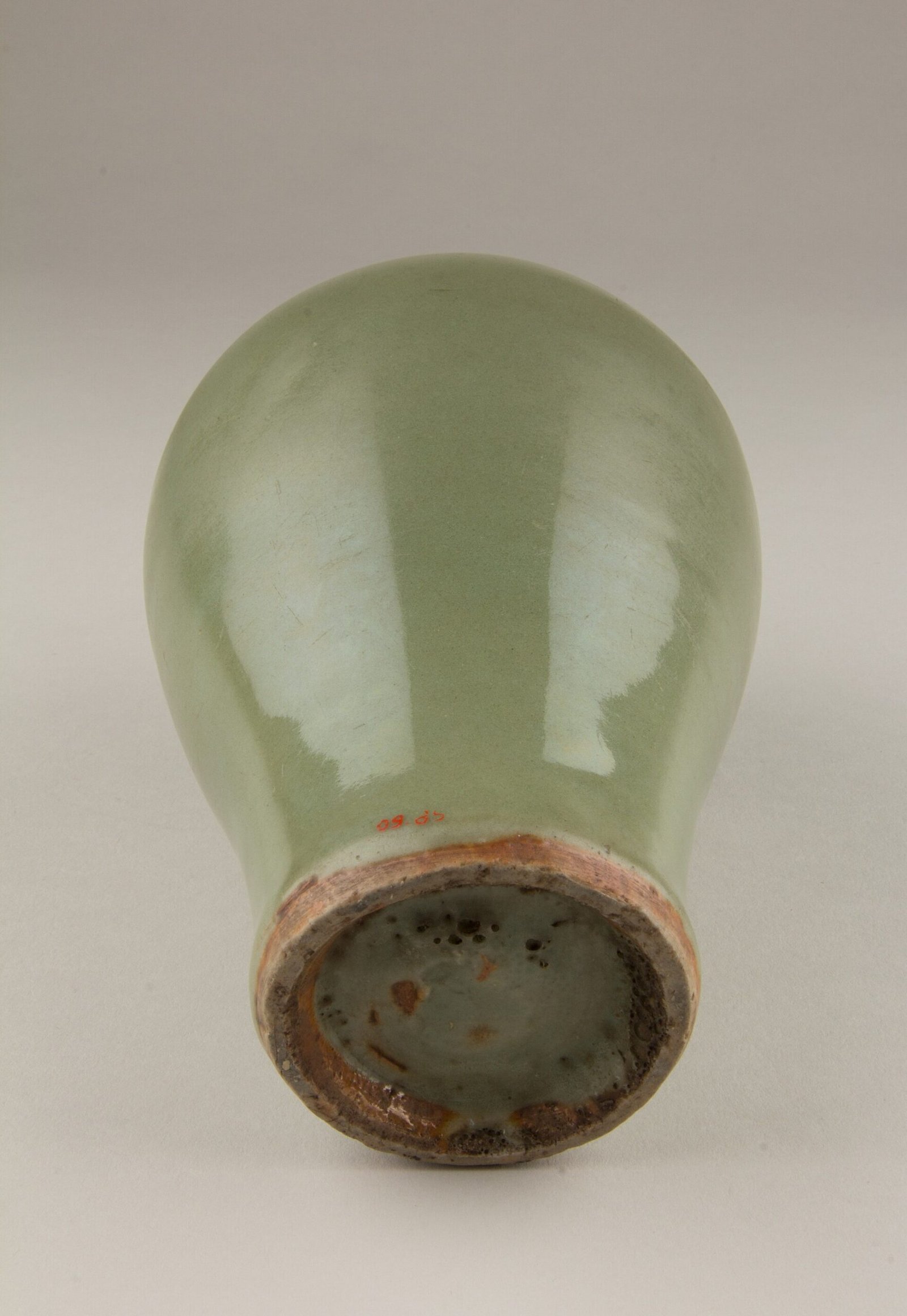 Base of a fifteenth-century Ming Longquan celadon vase